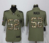 Nike Bears 52 Khalil Mack Olive Camo Salute To Service Limited Jersey,baseball caps,new era cap wholesale,wholesale hats